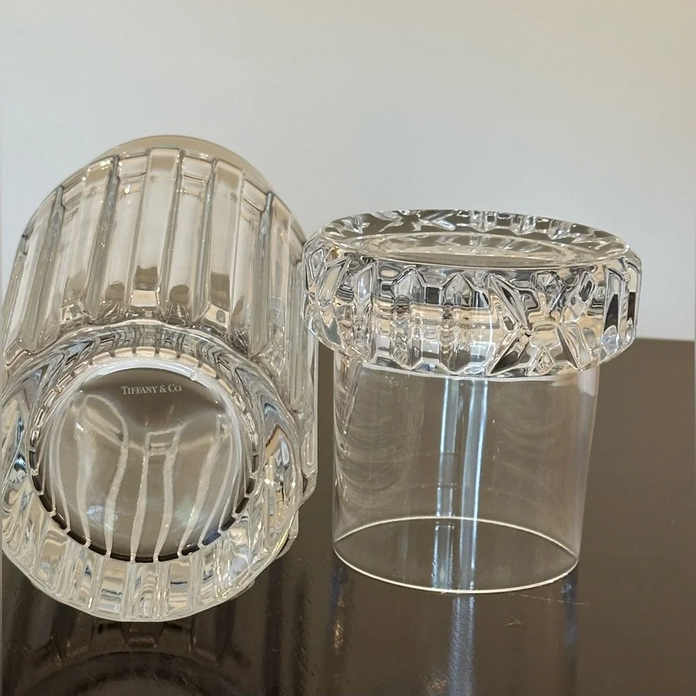 TIFFANY and co GLASS DECANTER tumbler crystalglassware